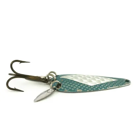 Marathon ze skrzydełkami, niebieski/nikiel, 12 g błystka wahadłowa #7111