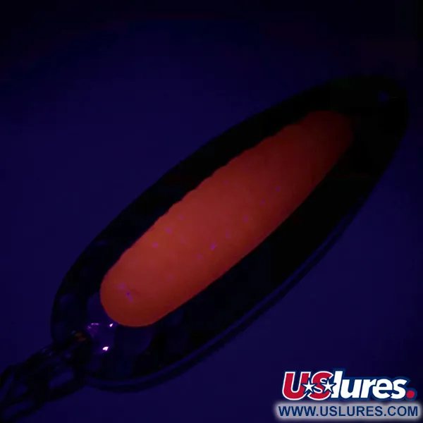  Blue Fox Pixee UV (świeci w ultrafiolecie), nikiel/pomarańczowy, 7 g błystka wahadłowa #7124