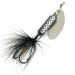 Yakima Bait Worden’s Original Rooster Tail, srebrny/czarny, 4,7 g błystka obrotowa #12588