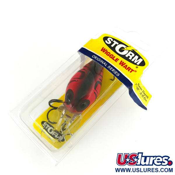 Storm Wiggle Wart, czerwony, 11 g wobler #7155