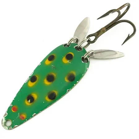 Marathon ze skrzydełkami, Żaba/nikiel, 12 g błystka wahadłowa #7156