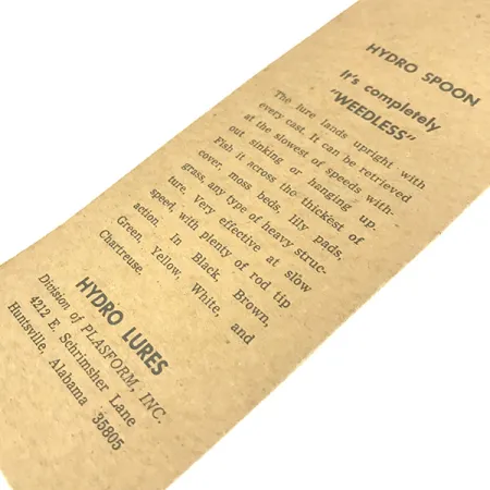 Hydro Lures ​Błystka antyzaczepowa Hydro Spoon, czarny, 11 g błystka wahadłowa #15668