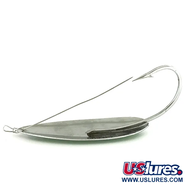 Błystka antyzaczepowa Herter's Olson Minnow, nikiel/zielony, 31 g błystka wahadłowa #7160