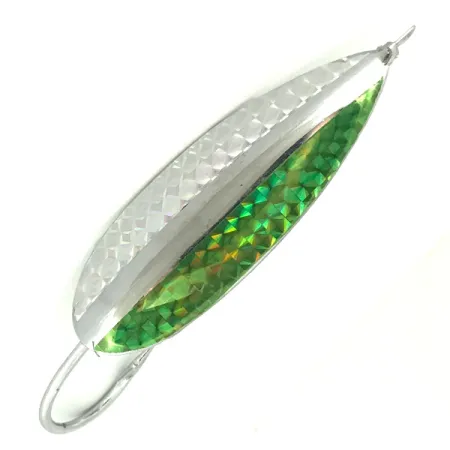 Błystka antyzaczepowa Herter's Olson Minnow, nikiel/zielony, 31 g błystka wahadłowa #7160