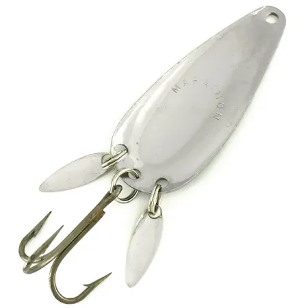 Marathon ze skrzydełkami, Żaba/nikiel, 12 g błystka wahadłowa #7175