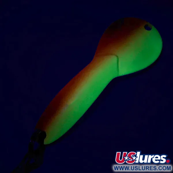 Acme Dazzler #2 UV (świeci w ultrafiolecie), pomarańczowy/nikiel, 7 g błystka wahadłowa #7199