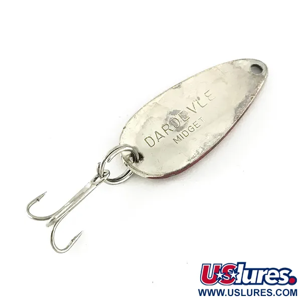 Eppinger Dardevle Midget, czerwony/biały/nikiel, 6 g błystka wahadłowa #7213