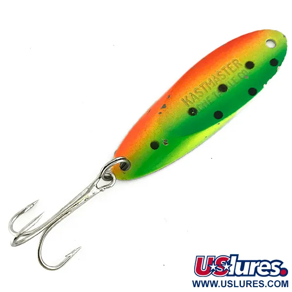 Acme Kastmaster UV (świeci w ultrafiolecie), Fire Tiger (Ognisty Tygrys), 21 g błystka wahadłowa #7234