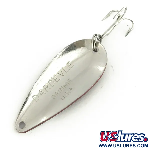 Eppinger Dardevle Spinnie, czerwony/biały/nikiel, 9 g błystka wahadłowa #7245