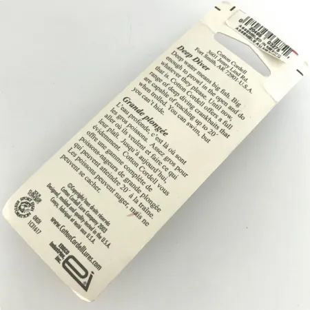 Cotton Cordell Grappler Shad, złoto, 7 g wobler #7255