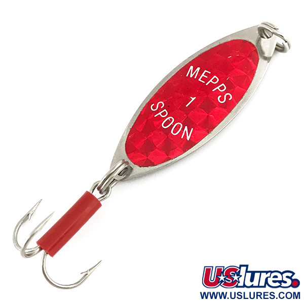  Mepps Spoon 1, nikiel/czerwony, 7 g błystka wahadłowa #7283