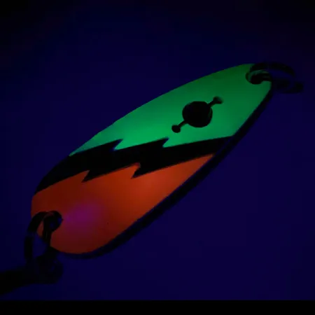 Red Eye Lures Red Eye Evil Eye, żółty/pomarańczowy/nikiel, 14 g błystka wahadłowa #7319