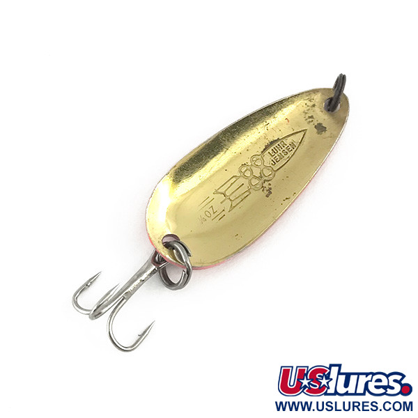  Luhr Jensen UV (świeci w ultrafiolecie), malinowy/czarny/złoty, 7 g błystka wahadłowa #7321