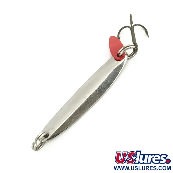  Bay de Noc Swedish Pimple, nikiel/zielony, 5,5 g błystka wahadłowa #7323