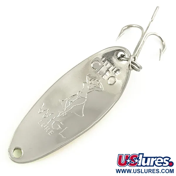 Seneca Little Cleo (Hula Girl, UV - świeci w ultrafiolecie), żółty/czerwony/nikiel, 10 g błystka wahadłowa #12176