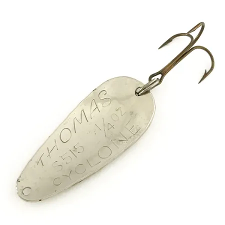 Thomas Cyclone, srebrny/czerwony/biały, 7 g błystka wahadłowa #7454