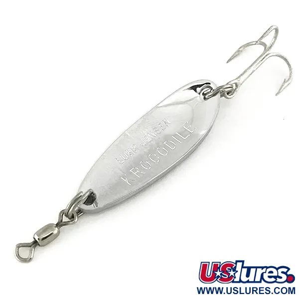 Luhr Jensen Krocodile, młotkowany nikiel, 9 g błystka wahadłowa #7464