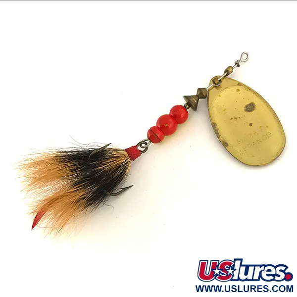  Mepps Aglia 4 dressed (z ogona wiewiórki), mosiądz, 10 g błystka obrotowa #7489