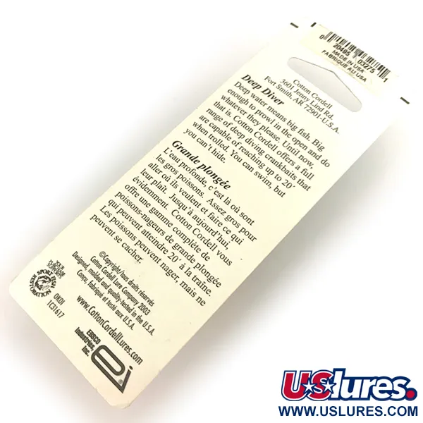 Cotton Cordell Grappler Shad Deep Diver, Złoty/pomarańczowy, 7 g wobler #7497