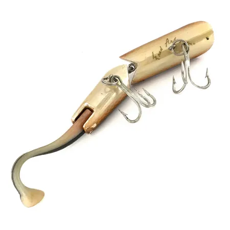 Fred Arbogast A.C. Plug starodawny popper, brązowy, 28 g wobler #7508