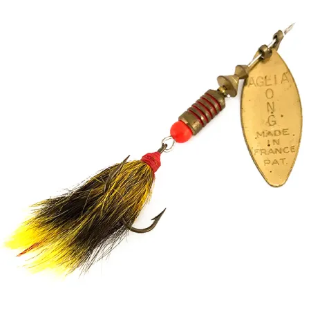 Mepps Aglia Long 2 Dressed (z ogona wiewiórki), mosiądz, 7,3 g błystka obrotowa #7531