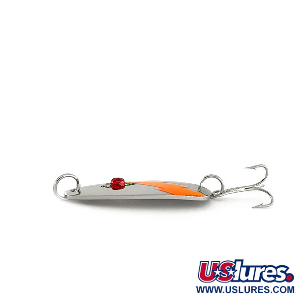 Red Eye Lures Red Eye Evil Eye UV (świeci w ultrafiolecie), nikiel/pomarańczowe/czerwone oko, 14 g błystka wahadłowa #7556