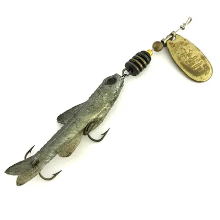 Błystka Mepps 1 COMET Mino (z gumową rybką) z lat 1970-tych