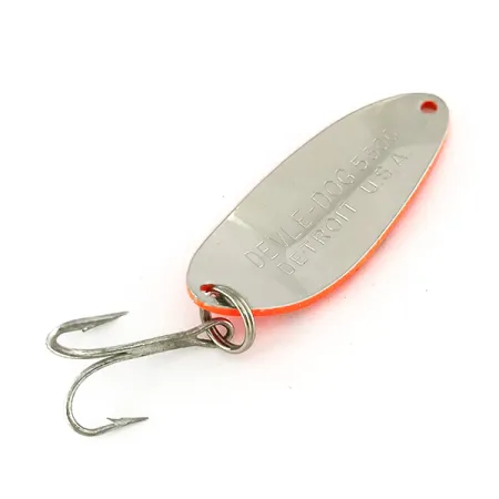 Eppinger Dardevle Devle-Dog 5300 UV (świeci w ultrafiolecie), czerwony/czarny/nikiel, 10 g błystka wahadłowa #14425