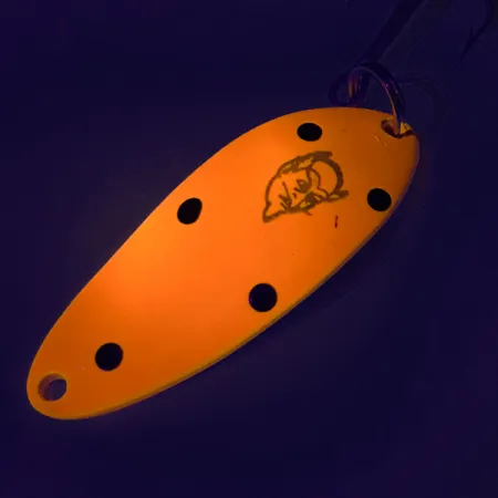 Eppinger Dardevle Devle-Dog 5300 UV (świeci w ultrafiolecie), czerwony/czarny/nikiel, 10 g błystka wahadłowa #14425