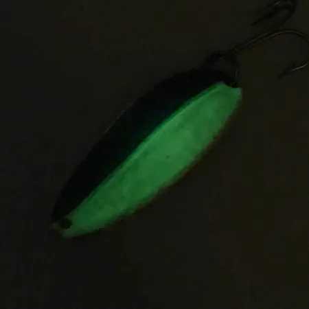 TODDCO Main Liner (świeci w ciemności), biały/niebieski/nikiel, 11 g błystka wahadłowa #7571