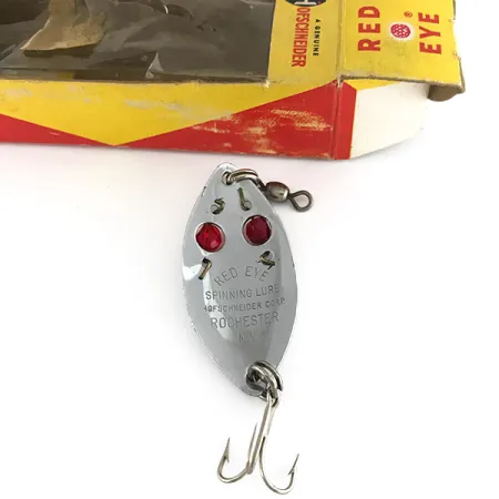 Hofschneider Red Eye, nikiel/czerwone oczy, 6,5 g błystka wahadłowa #7583