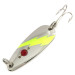 Red Eye Lures Red Eye Evil Eye UV (świeci w ultrafiolecie), nikiel/zielony, 14 g błystka wahadłowa #7590