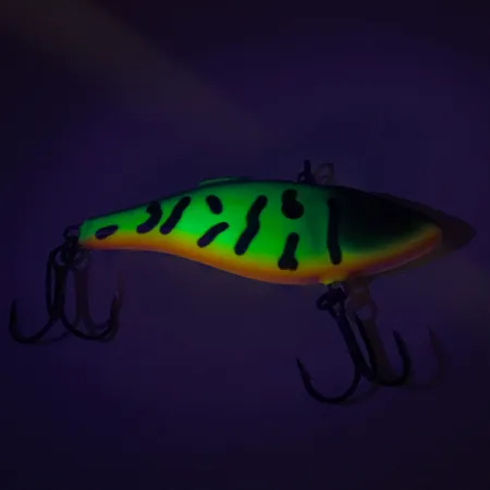 Rapala Rattl'n Rap UV (świeci w ultrafiolecie), Fire Tiger (Ognisty Tygrys), 16 g wobler #7641