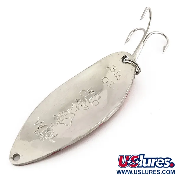 Seneca Little Cleo (Hula Girl), nikiel/czerwony, 21 g błystka wahadłowa #7653