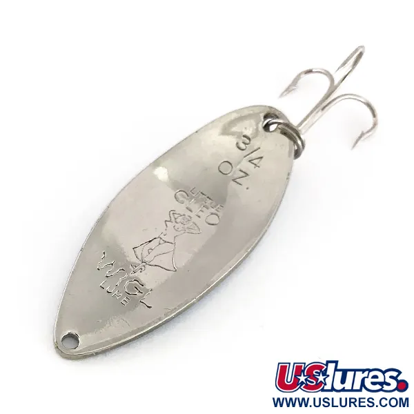 Seneca Little Cleo (Hula Girl), niebieski/nikiel, 21 g błystka wahadłowa #7657