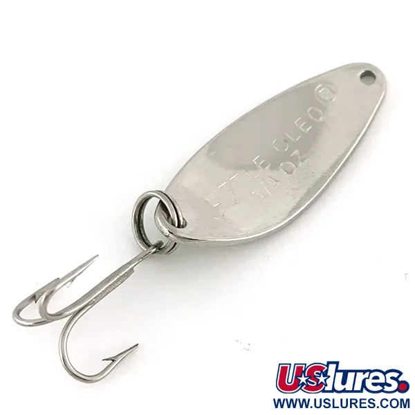  Acme Little Cleo, nikiel/zielony, 7 g błystka wahadłowa #7660