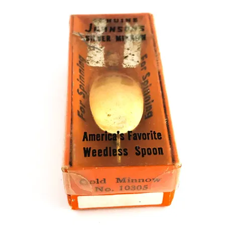 Błystka antyzaczepowa Johnson Silver Minnow, złoto, 5 g błystka wahadłowa #7681