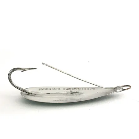 Błystka antyzaczepowa Johnson Silver Minnow, zielony/srebrny, 12 g błystka wahadłowa #7683