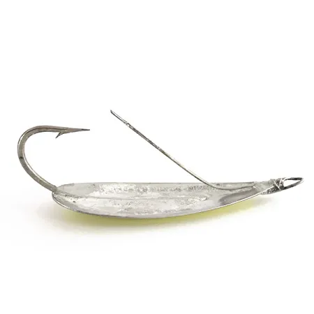 Błystka antyzaczepowa Johnson Silver Minnow UV (świeci w ultrafiolecie), srebrny/czarny/UV - świeci w świetle ultrafioletowym, 12 g błystka wahadłowa #7711