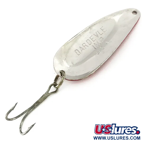 Eppinger Dardevle Imp, czerwony/biały/nikiel, 11 g błystka wahadłowa #7724