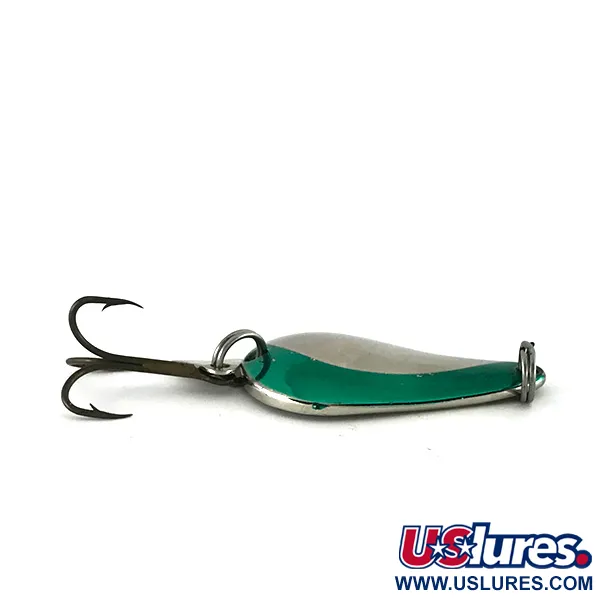 Acme K.O. Wobbler, nikiel/zielony, 14 g błystka wahadłowa #7728