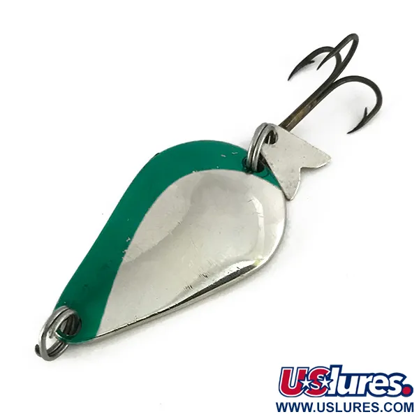 Acme K.O. Wobbler, nikiel/zielony, 14 g błystka wahadłowa #7728