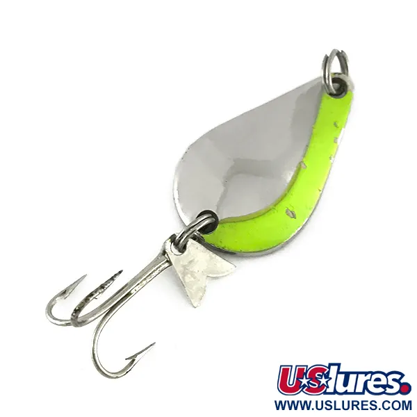 Acme K.O. Wobbler UV (świeci w ultrafiolecie), nikiel/zielony, 7 g błystka wahadłowa #7730