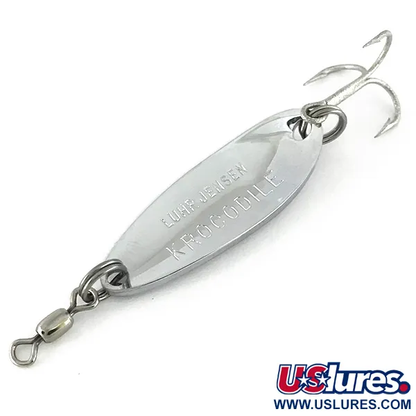 Luhr Jensen Krocodile, młotkowany nikiel, 9 g błystka wahadłowa #7734