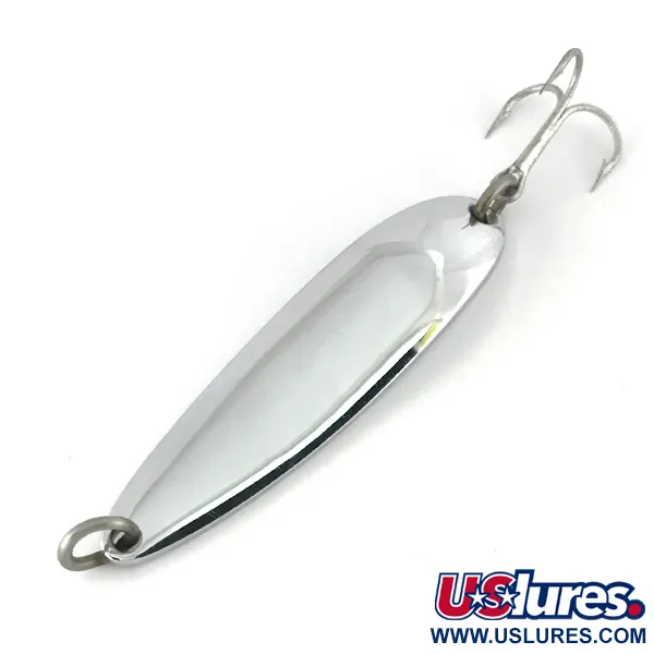 Luhr Jensen Krocodile DIE #4, nikiel, 19 g błystka wahadłowa #7736