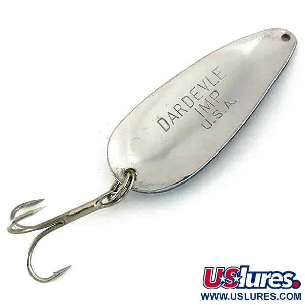 Eppinger Dardevle Imp, młotkowany nikiel/niebieski, 11 g błystka wahadłowa #7740