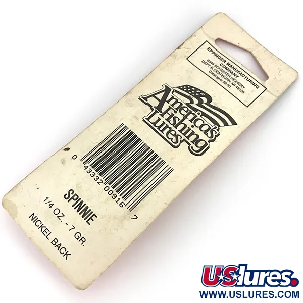 Eppinger Dardevle Spinnie, czerwony/biały, 9 g błystka wahadłowa #7747