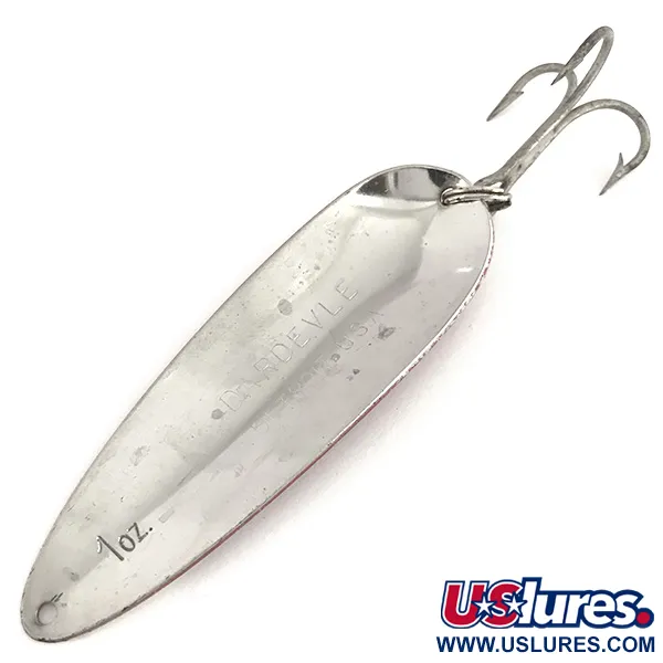 Eppinger Dardevle, czerwony/biały/nikiel, 28 g błystka wahadłowa #7754