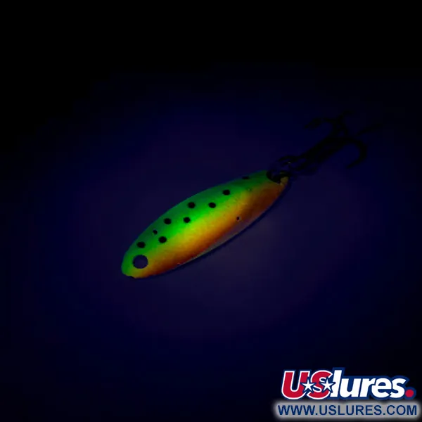 Acme Kastmaster UV (świeci w ultrafiolecie), Fire Tiger (Ognisty Tygrys), 3,5 g błystka wahadłowa #7780