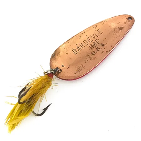 Eppinger Dardevle Imp, czerwony/biały/miedziany, 11 g błystka wahadłowa #7790